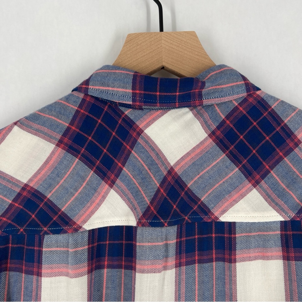 PAIGE Trudy Shirt Soft Plaid Casual Button Front‎ XS - Picture 14 of 16